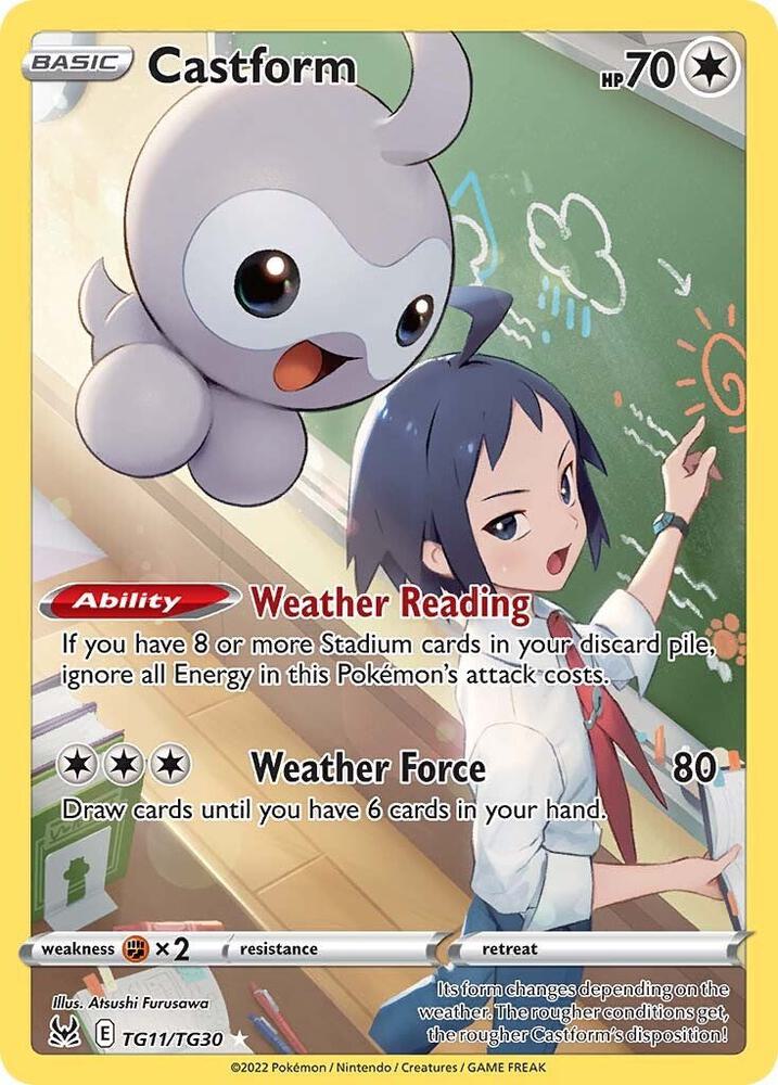 Castform (SWSH11: Lost Origin Trainer Gallery)  - Holofoil | Good Games Cannington