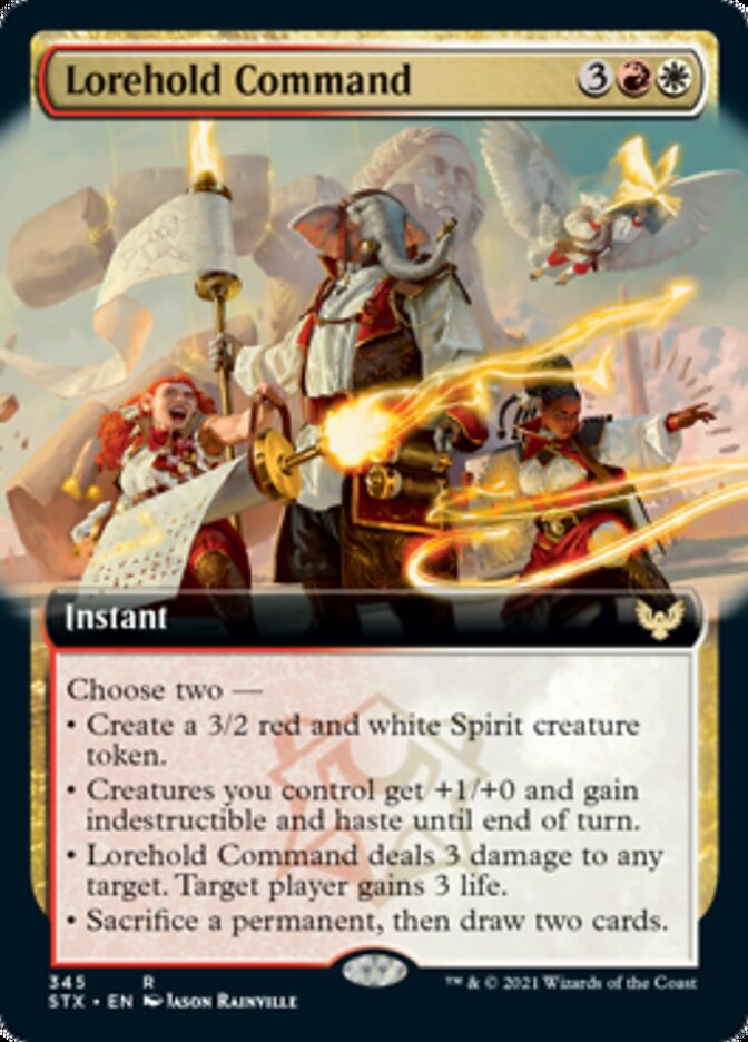 Lorehold Command (Extended Art) [Strixhaven: School of Mages] | Good Games Cannington