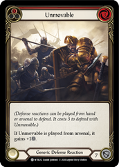 Unmovable (Red) [U-WTR212] (Welcome to Rathe Unlimited)  Unlimited Normal | Good Games Cannington