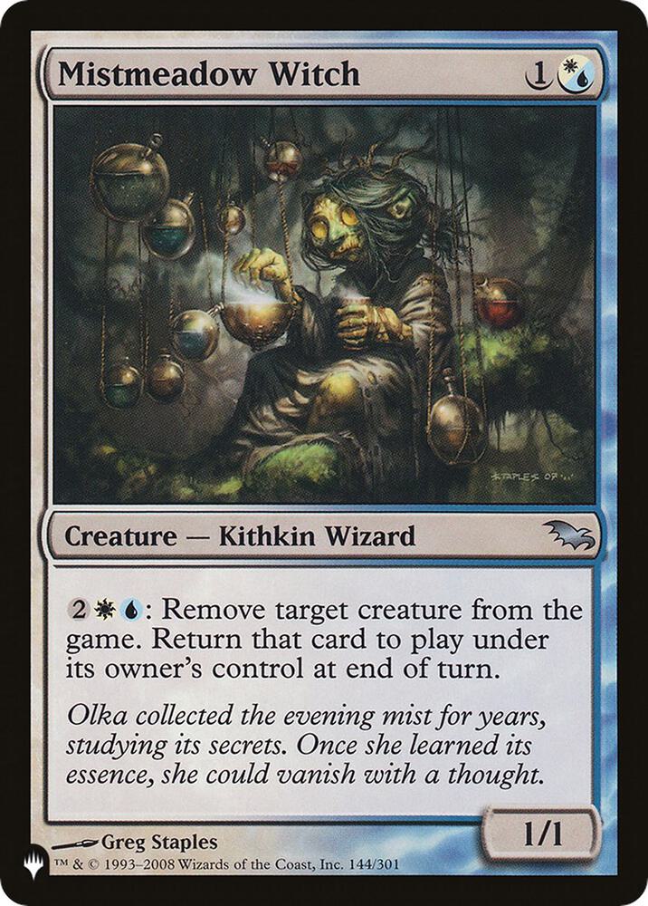 Mistmeadow Witch SHM SHM-144/5075 (The List Reprints)  | Good Games Cannington