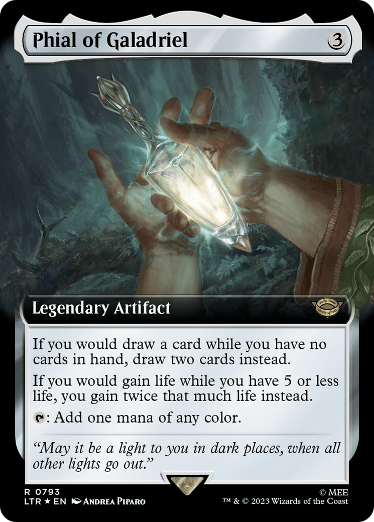 Phial of Galadriel (Extended Art) (Surge Foil) [The Lord of the Rings: Tales of Middle-Earth] | Good Games Cannington