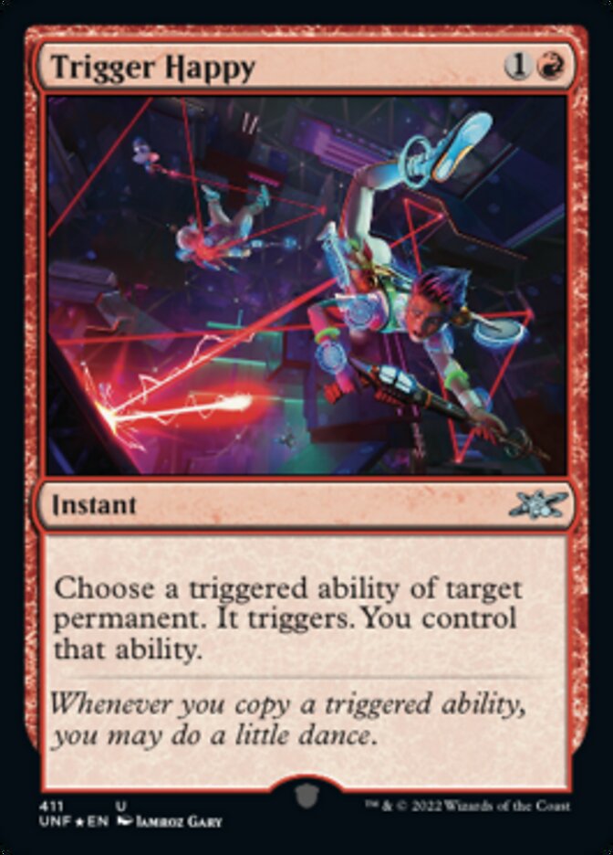 Trigger Happy (Galaxy Foil) [Unfinity] | Good Games Cannington