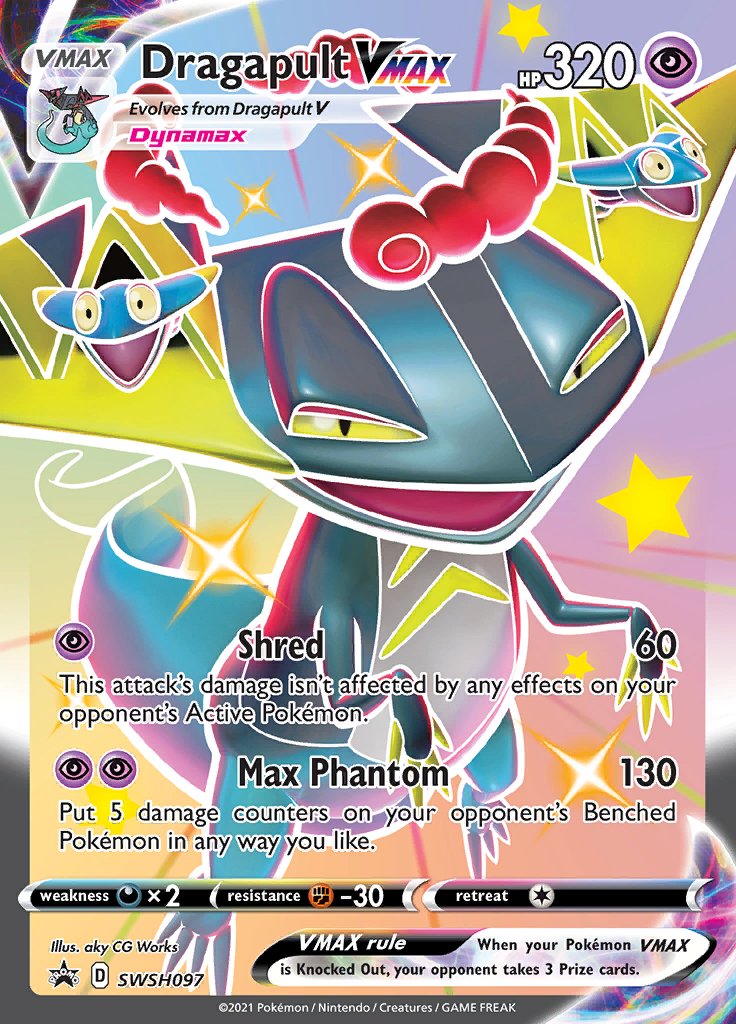 Dragapult VMAX (SWSH097) (Jumbo Card) [Sword & Shield: Black Star Promos] | Good Games Cannington