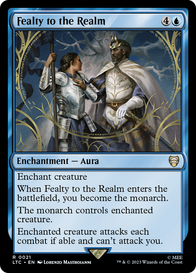 Fealty to the Realm [The Lord of the Rings: Tales of Middle-Earth Commander] | Good Games Cannington