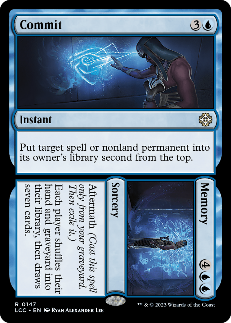 Commit // Memory [The Lost Caverns of Ixalan Commander] | Good Games Cannington