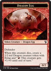 Dragon Egg // Dragon Double-Sided Token [Commander 2018 Tokens] | Good Games Cannington