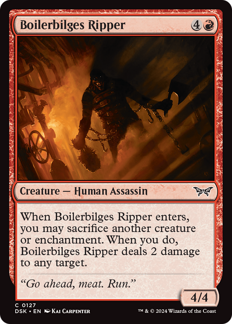 Boilerbilges Ripper [Duskmourn: House of Horror] | Good Games Cannington