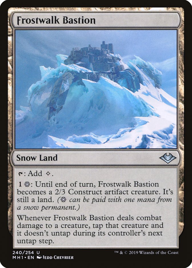 Frostwalk Bastion [Modern Horizons] | Good Games Cannington
