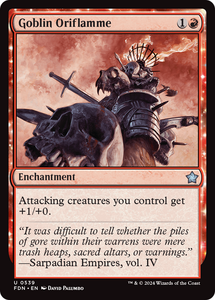 Goblin Oriflamme [Foundations] | Good Games Cannington