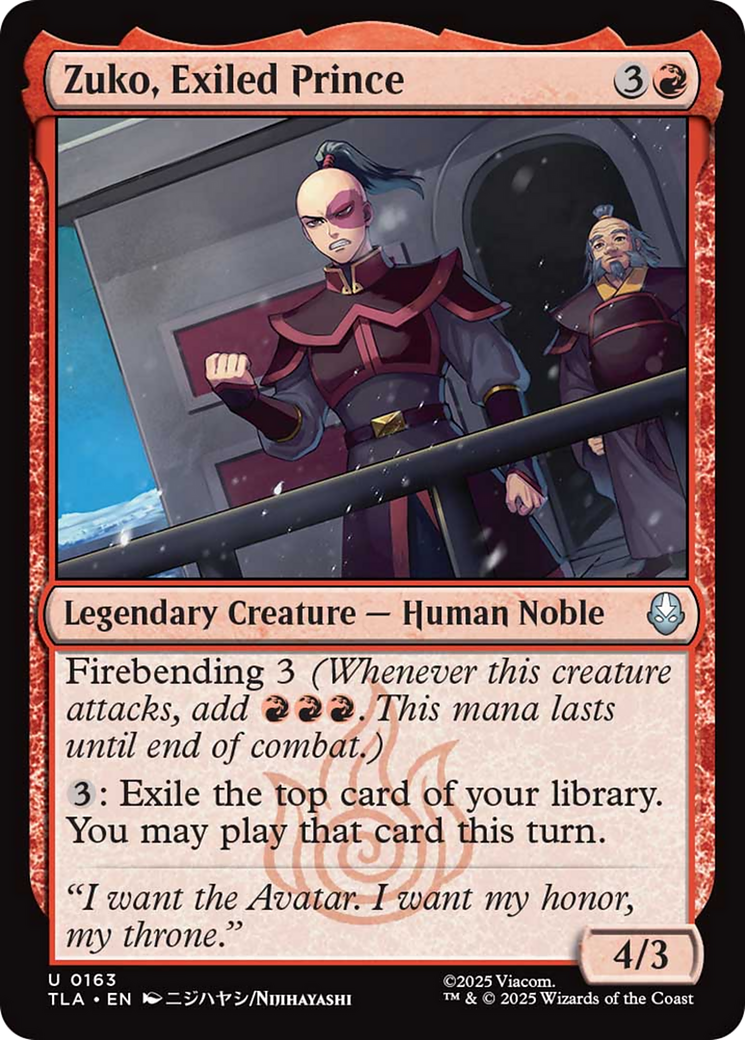 Zuko, Exiled Prince [Avatar: The Last Airbender] | Good Games Cannington