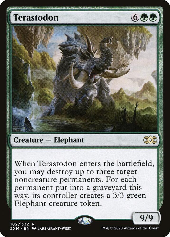 Terastodon 182 (Double Masters)  - Foil | Good Games Cannington