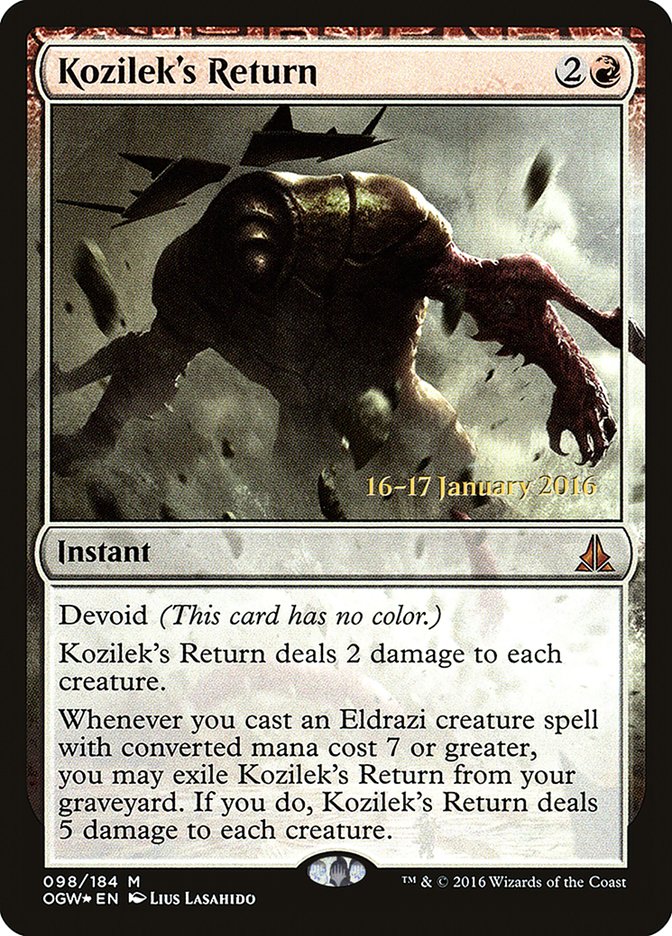 Kozilek's Return [Oath of the Gatewatch Prerelease Promos] | Good Games Cannington