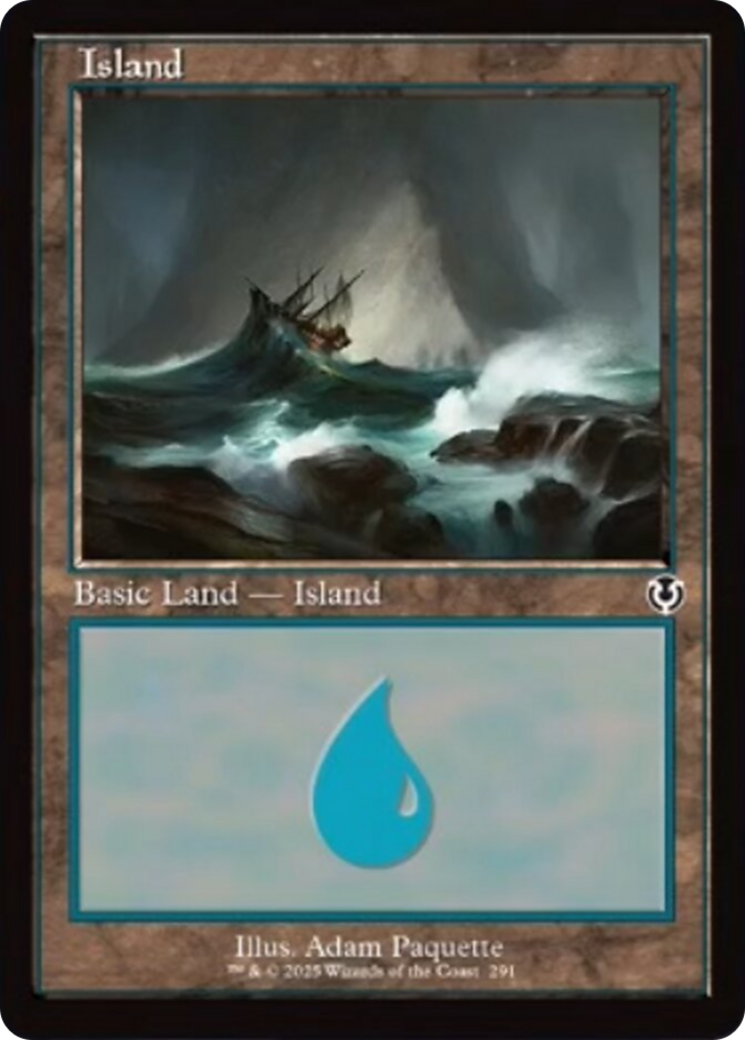 Island (291) (Retro Frame) [Innistrad Remastered] | Good Games Cannington