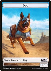 Cat (020) // Dog Double-Sided Token [Core Set 2021 Tokens] | Good Games Cannington