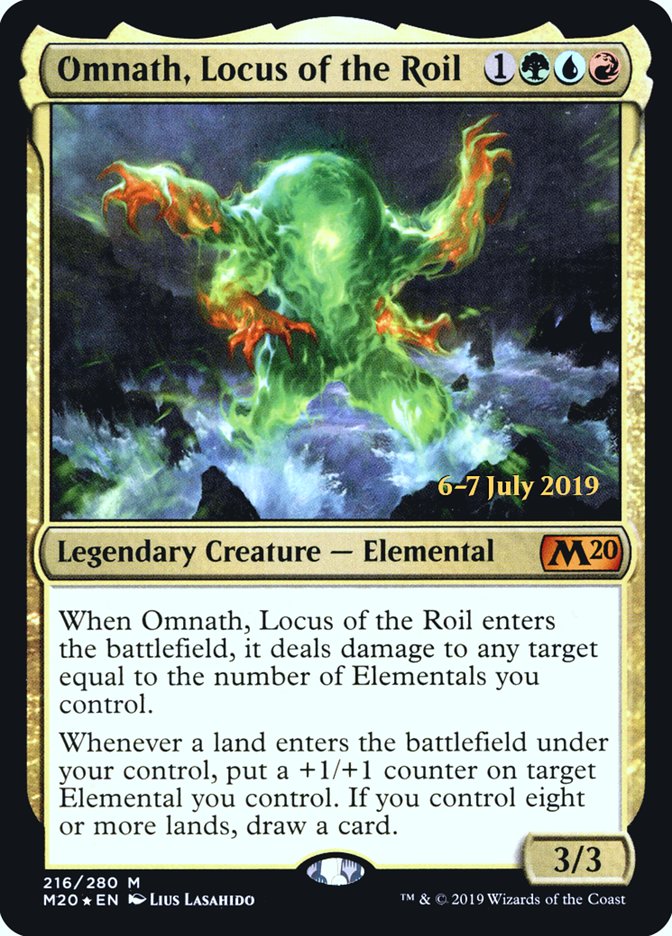 Omnath, Locus of the Roil [Core Set 2020 Prerelease Promos] | Good Games Cannington