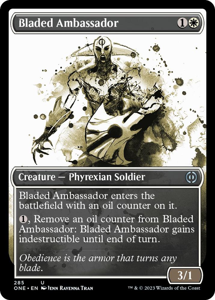 Bladed Ambassador 285/271 (Phyrexia: All Will Be One)  - Showcase | Good Games Cannington