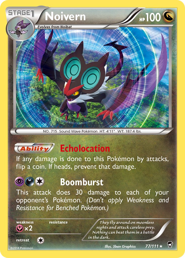 Noivern (77/111) (Cosmos Holo) (Blister Exclusive) [XY: Furious Fists] | Good Games Cannington