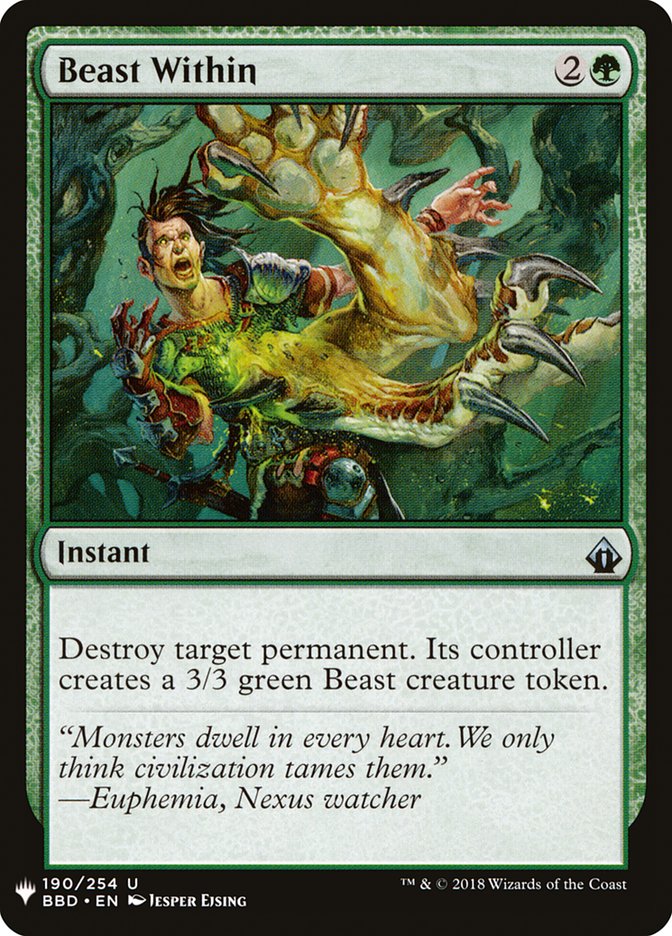 Beast Within [Mystery Booster] | Good Games Cannington