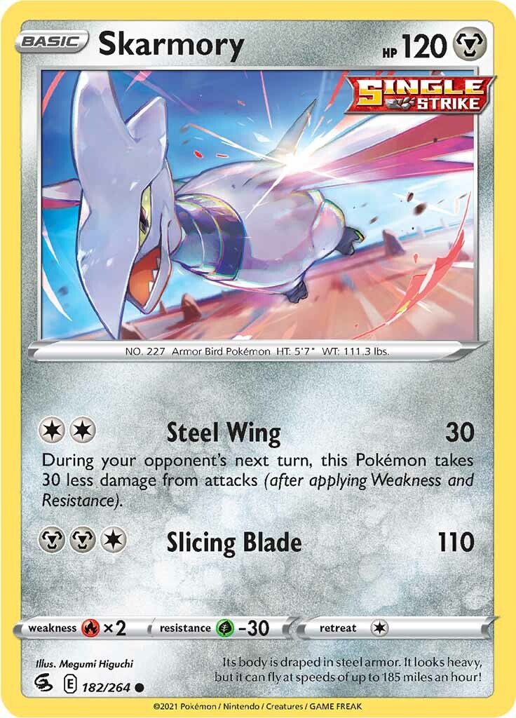 Skarmory (182/264) [Sword & Shield: Fusion Strike] | Good Games Cannington