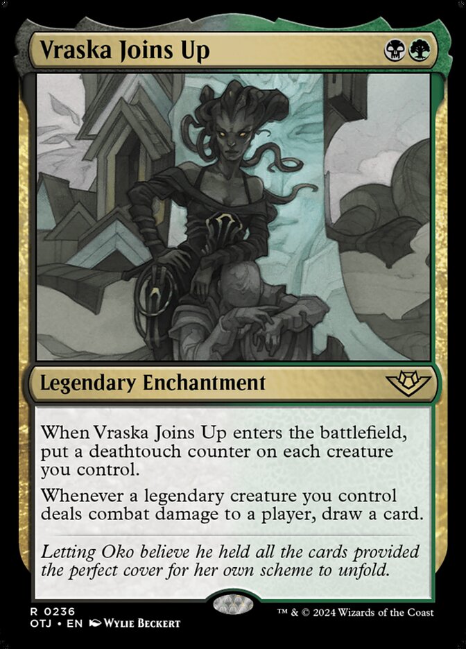 Vraska Joins Up 236/286 (Outlaws of Thunder Junction)  - Foil | Good Games Cannington
