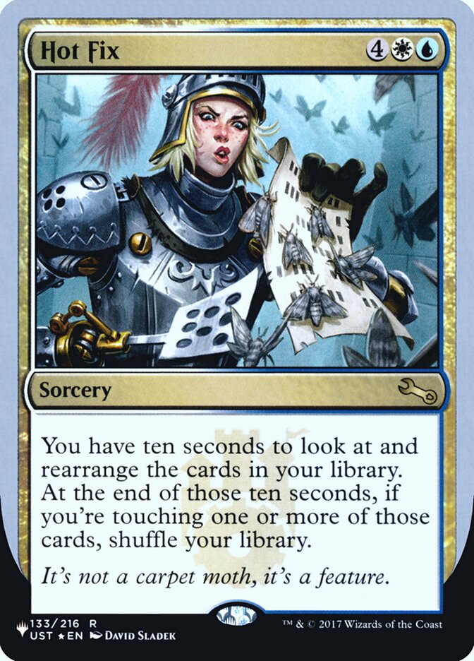 Hot Fix (Unfinity Foil Edition) [The List] | Good Games Cannington