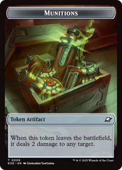 Robot // Munitions Double-Sided Token [Edge of Eternities Tokens] | Good Games Cannington