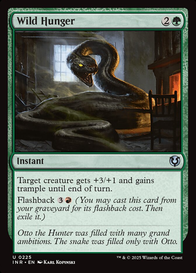 Wild Hunger 225 (Innistrad Remastered)  - Foil | Good Games Cannington