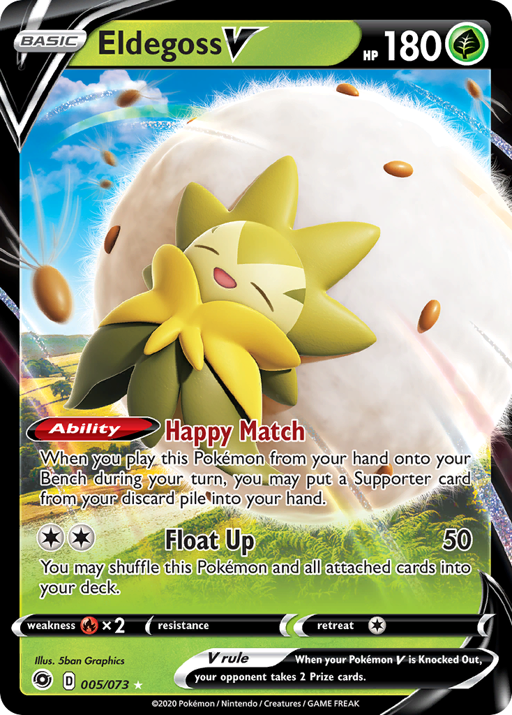 Eldegoss V (005/073) [Sword & Shield: Champion's Path] | Good Games Cannington