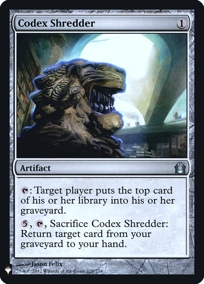 Codex Shredder [Mystery Booster] | Good Games Cannington