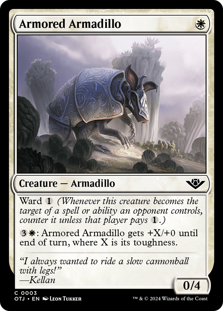 Armored Armadillo [Outlaws of Thunder Junction] | Good Games Cannington