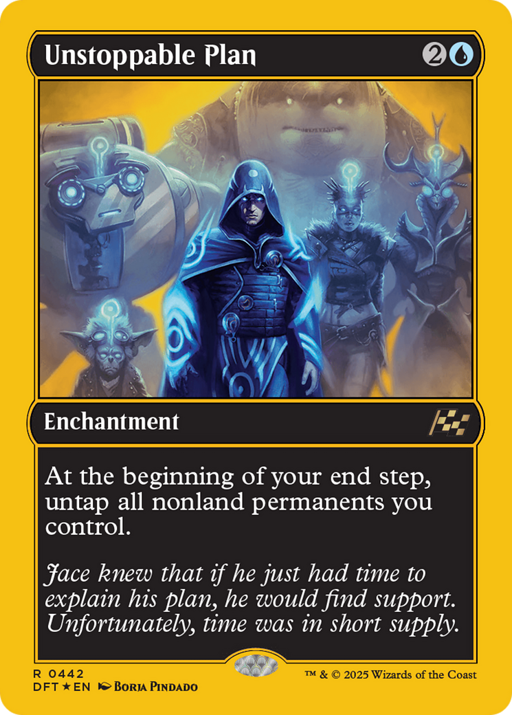 Unstoppable Plan (First-Place Foil) [Aetherdrift] | Good Games Cannington