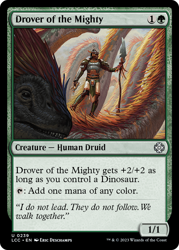 Drover of the Mighty [The Lost Caverns of Ixalan Commander] | Good Games Cannington