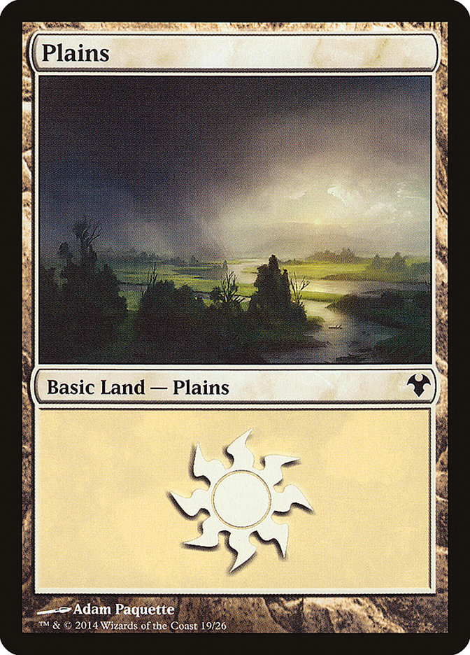 Plains (19) [Modern Event Deck 2014] | Good Games Cannington