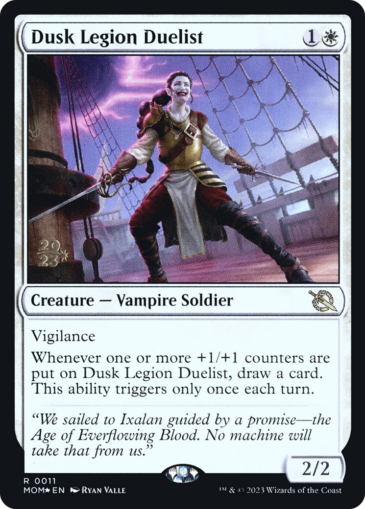Dusk Legion Duelist [March of the Machine Prerelease Promos] | Good Games Cannington