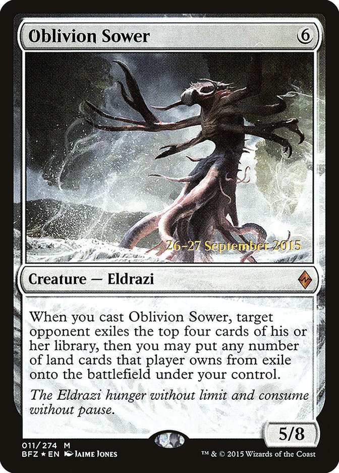 Oblivion Sower [Battle for Zendikar Prerelease Promos] | Good Games Cannington
