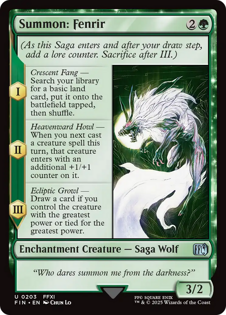Summon: Fenrir [FINAL FANTASY] | Good Games Cannington