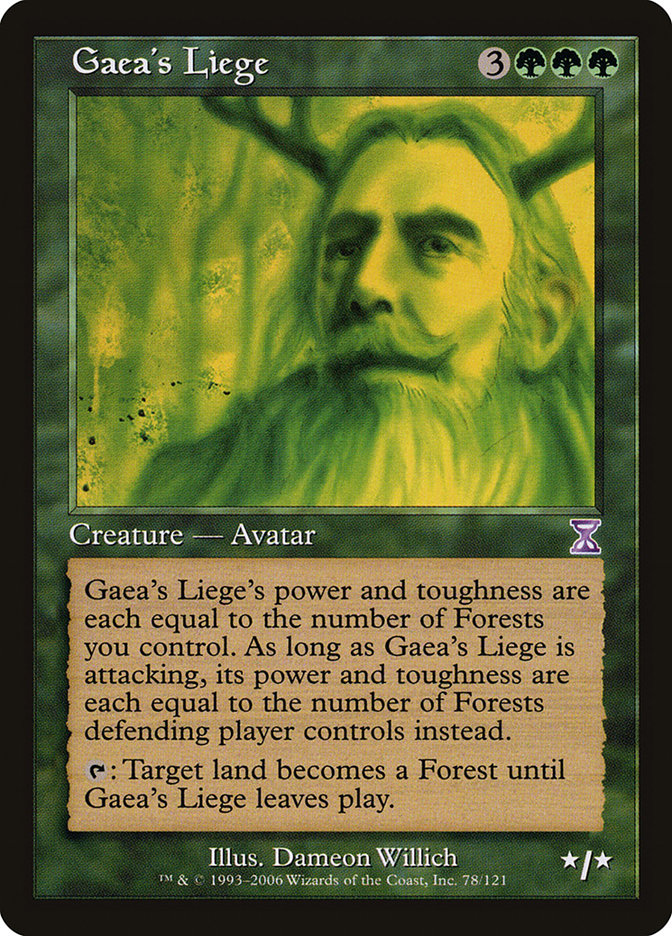 Gaea's Liege 78 (Timeshifted)  | Good Games Cannington