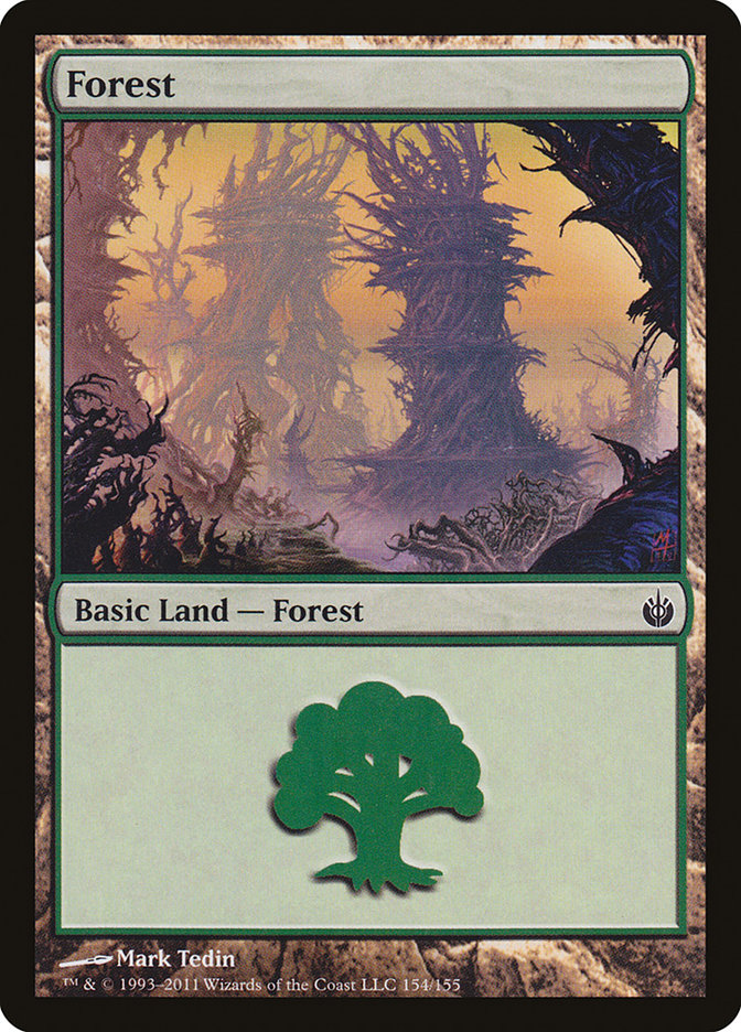 Forest (154) [Mirrodin Besieged] | Good Games Cannington