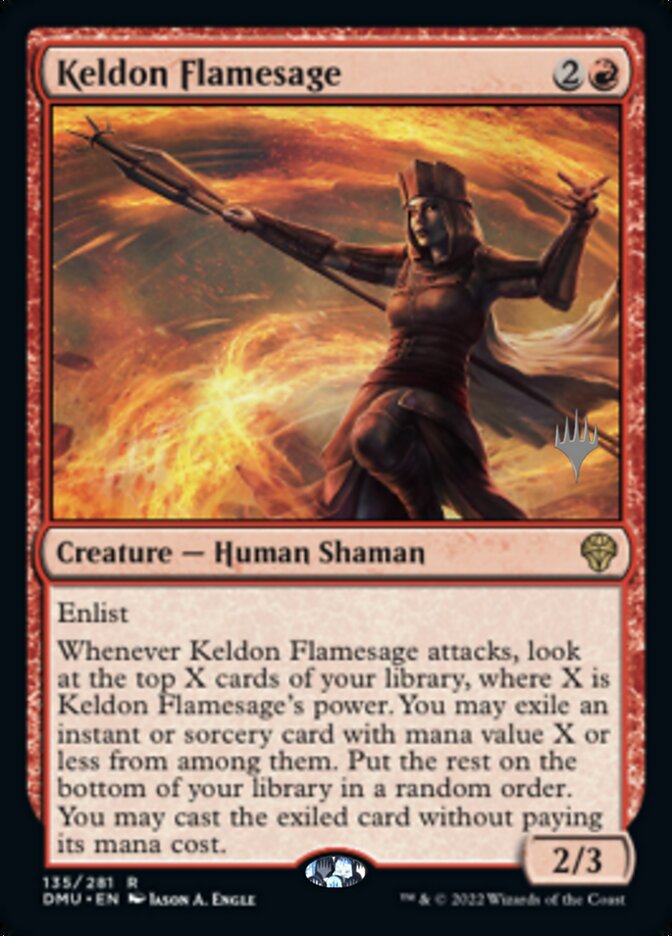 Keldon Flamesage (Promo Pack) [Dominaria United Promos] | Good Games Cannington