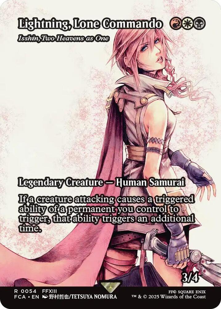 Lightning Lone Commando Isshin Two Heavens as One Showcase 54 (FINAL FANTASY: Through the Ages)  | Good Games Cannington