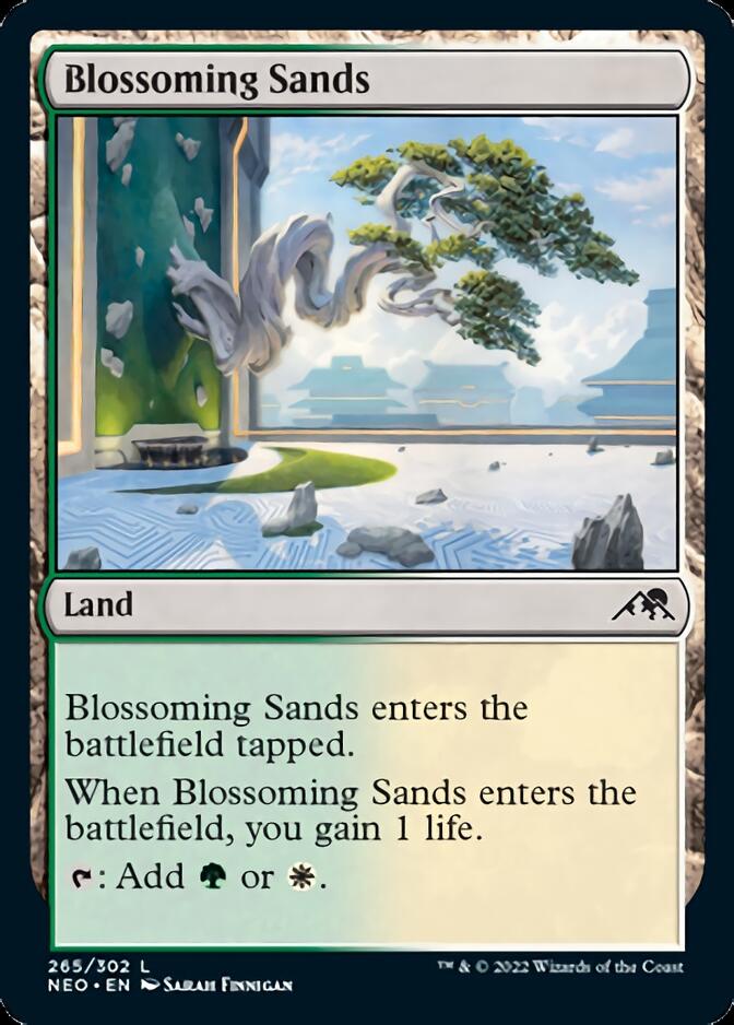 Blossoming Sands [Kamigawa: Neon Dynasty] | Good Games Cannington