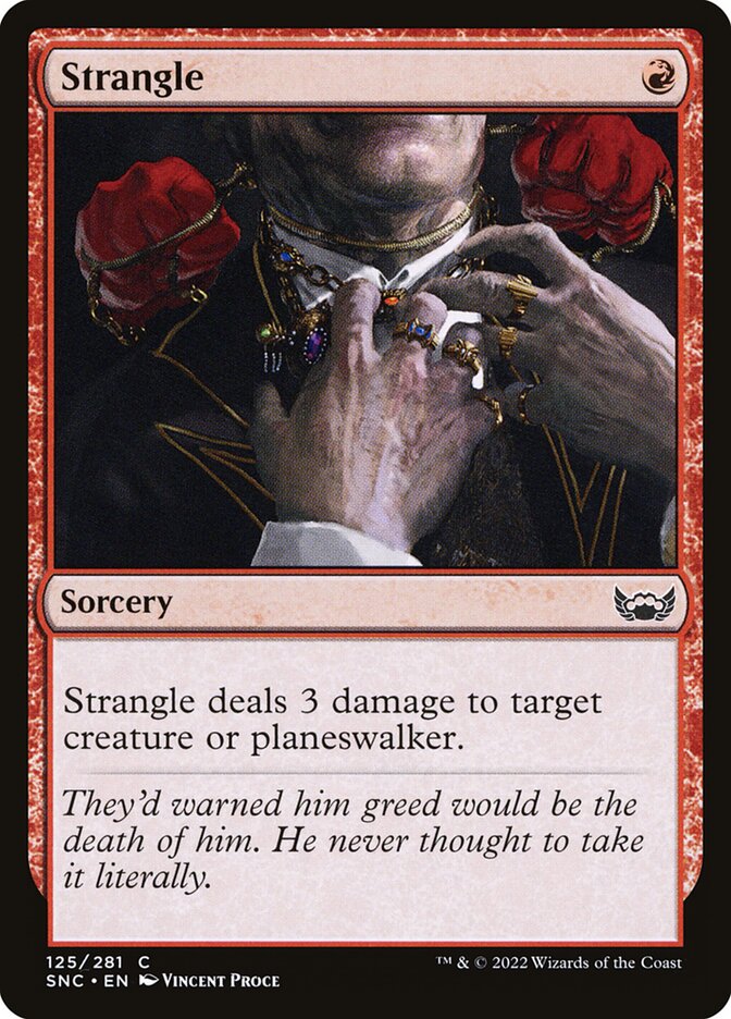 Strangle 125/281 (Streets of New Capenna)  | Good Games Cannington