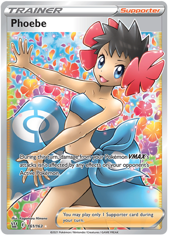 Phoebe (161/163) [Sword & Shield: Battle Styles] | Good Games Cannington
