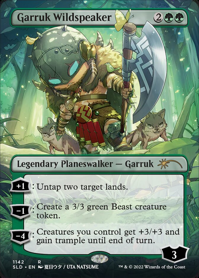 Garruk Wildspeaker (Borderless) [Secret Lair Drop Series] | Good Games Cannington