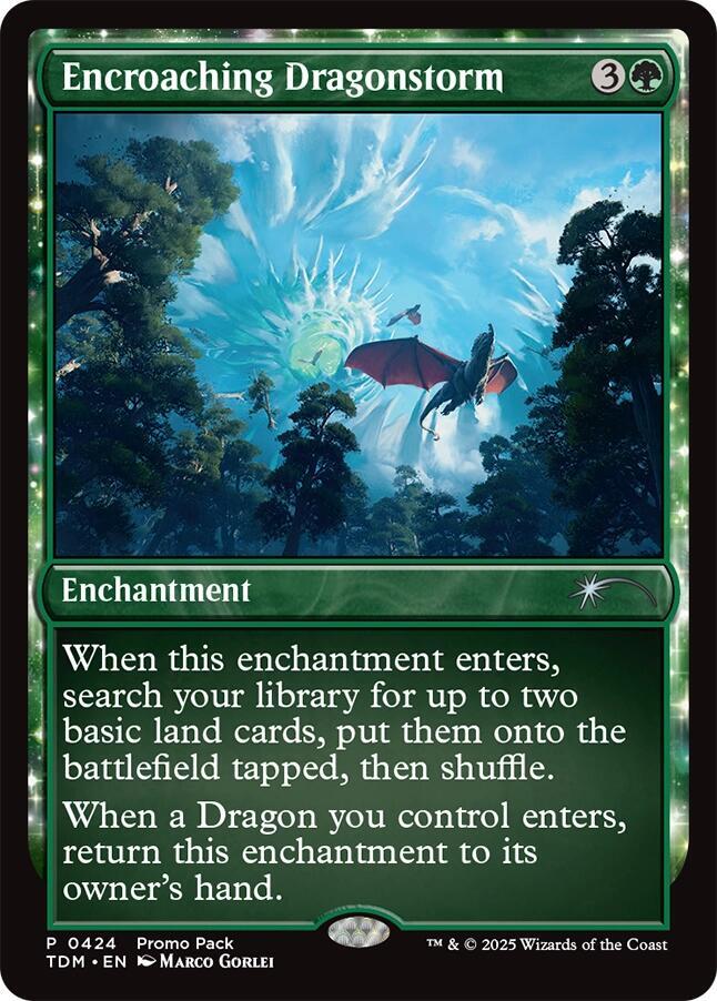 Encroaching Dragonstorm 424 (Promo Pack: Tarkir: Dragonstorm)  | Good Games Cannington