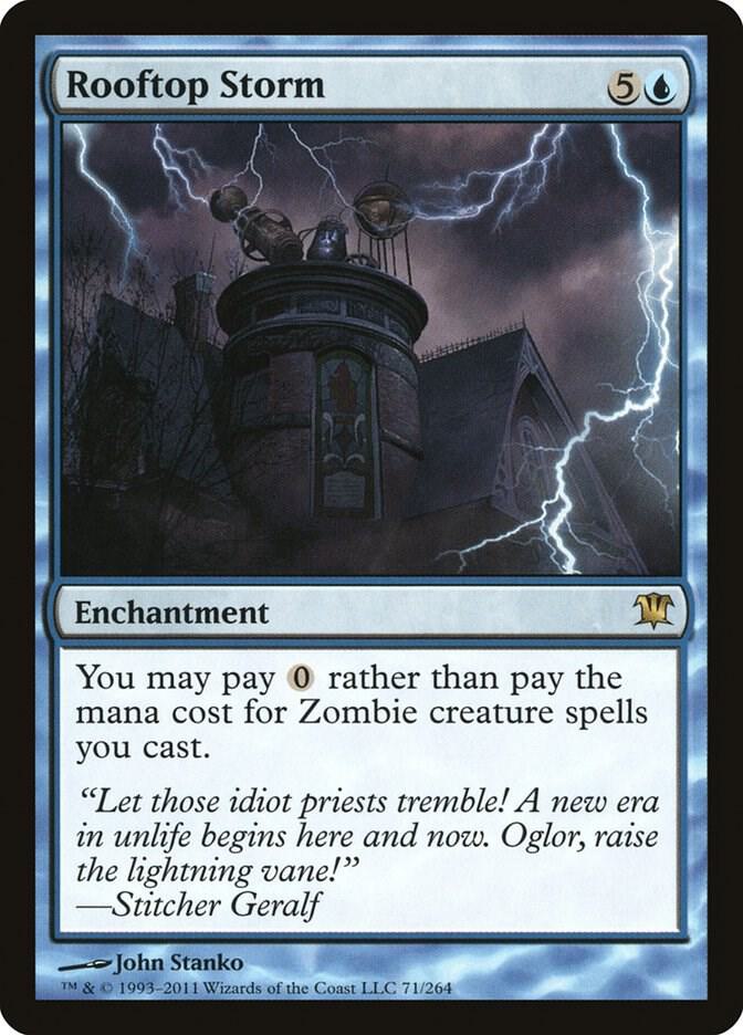 Rooftop Storm 71 (Innistrad)  | Good Games Cannington