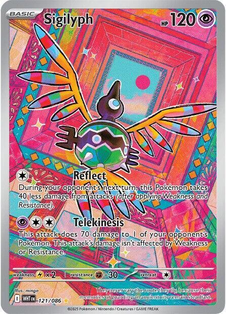 Sigilyph 121/086 (SV: White Flare)  - Holofoil | Good Games Cannington