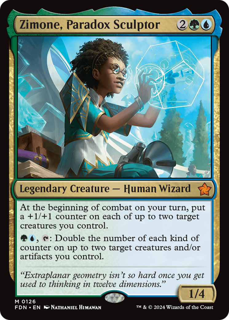 Zimone, Paradox Sculptor [Foundations] | Good Games Cannington