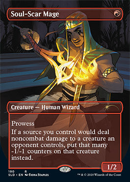 Soul-Scar Mage (Borderless) [Secret Lair Drop Series] | Good Games Cannington