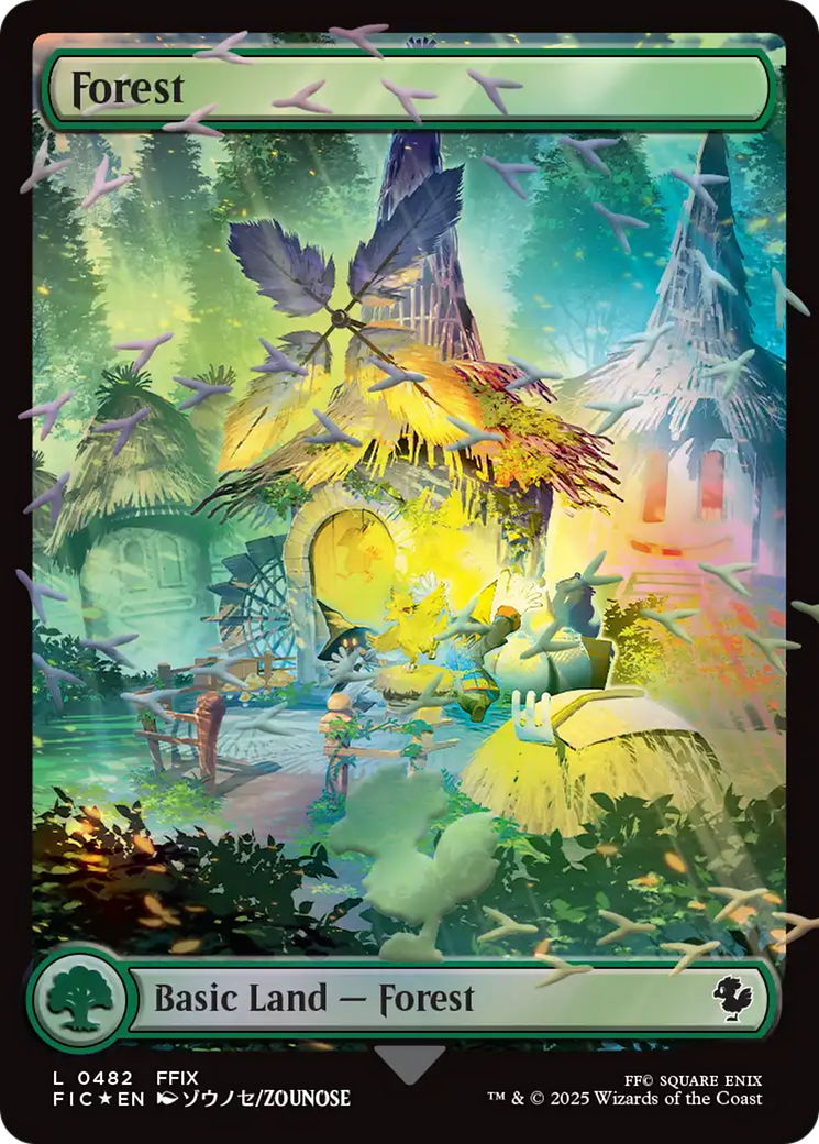 Forest (Chocobo Track Foil) [FINAL FANTASY Commander] | Good Games Cannington